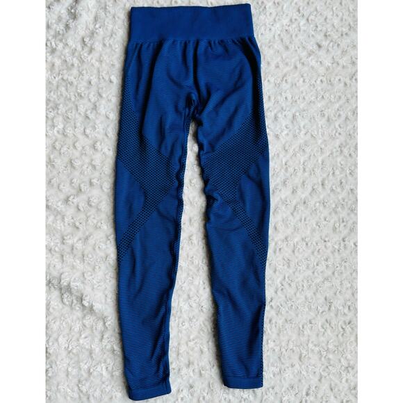 Gymshark Sport Seamless Breathable High Waisted Force Blue Leggings Size Small - Picture 11 of 14